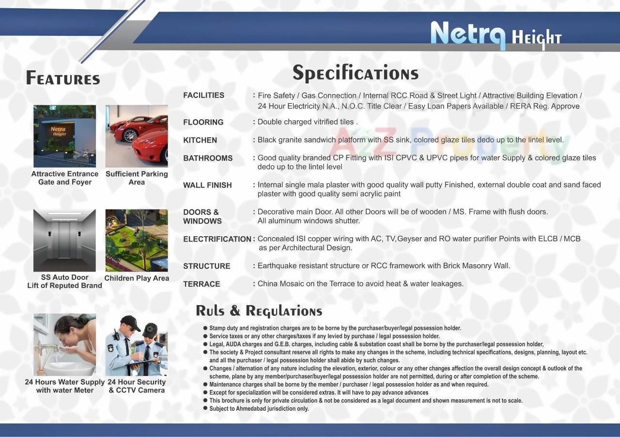  of real estate project Netra Heights located at Nikol, Ahmedabad, Gujarat