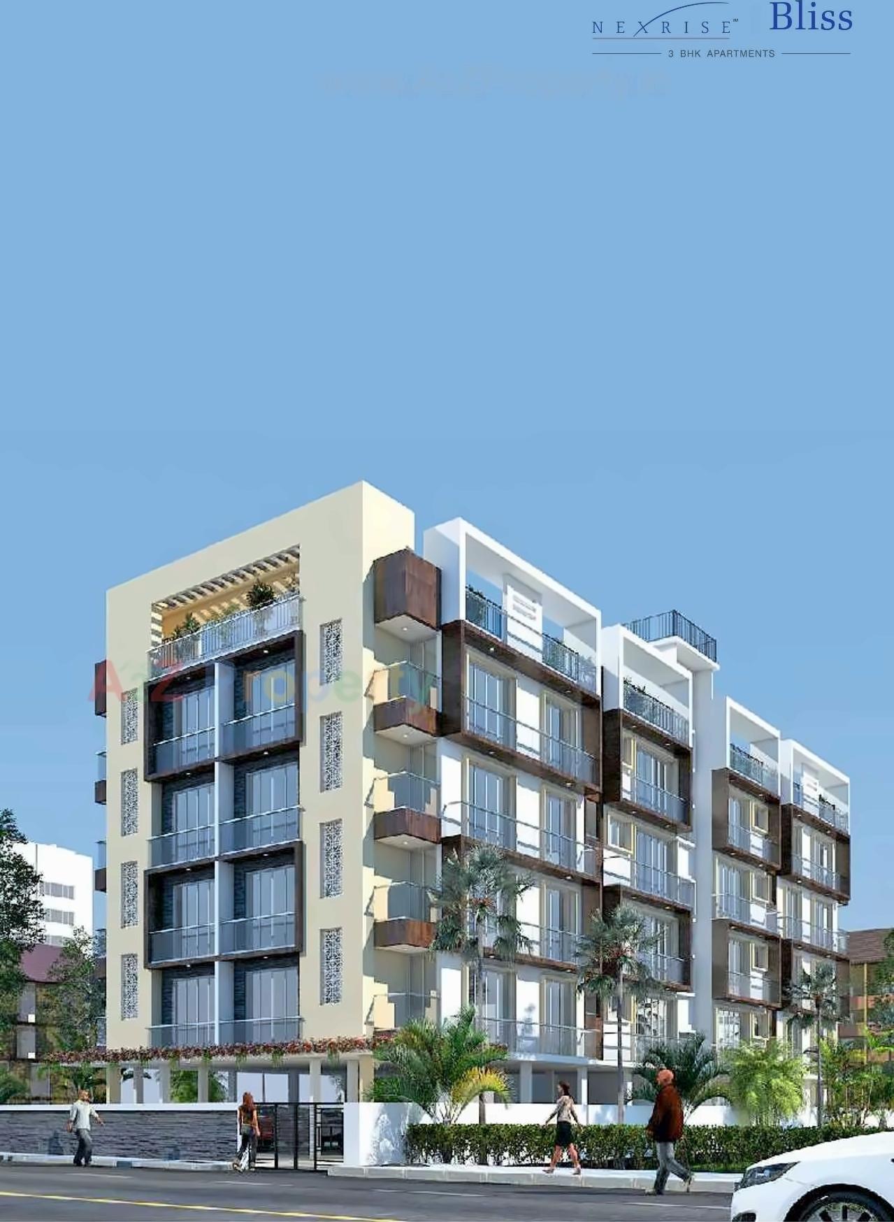 3D Elevation of real estate project Nexrise Bliss located at City, Ahmedabad, Gujarat