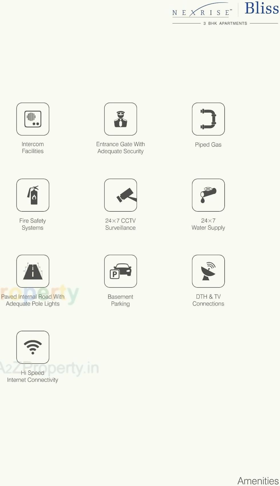 Amenities of Nexrise Bliss