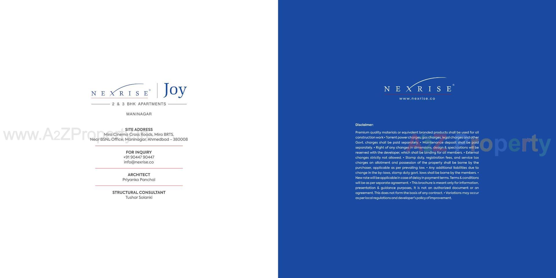  of real estate project Nexrise Joy located at Ahmedabad, Ahmedabad, Gujarat