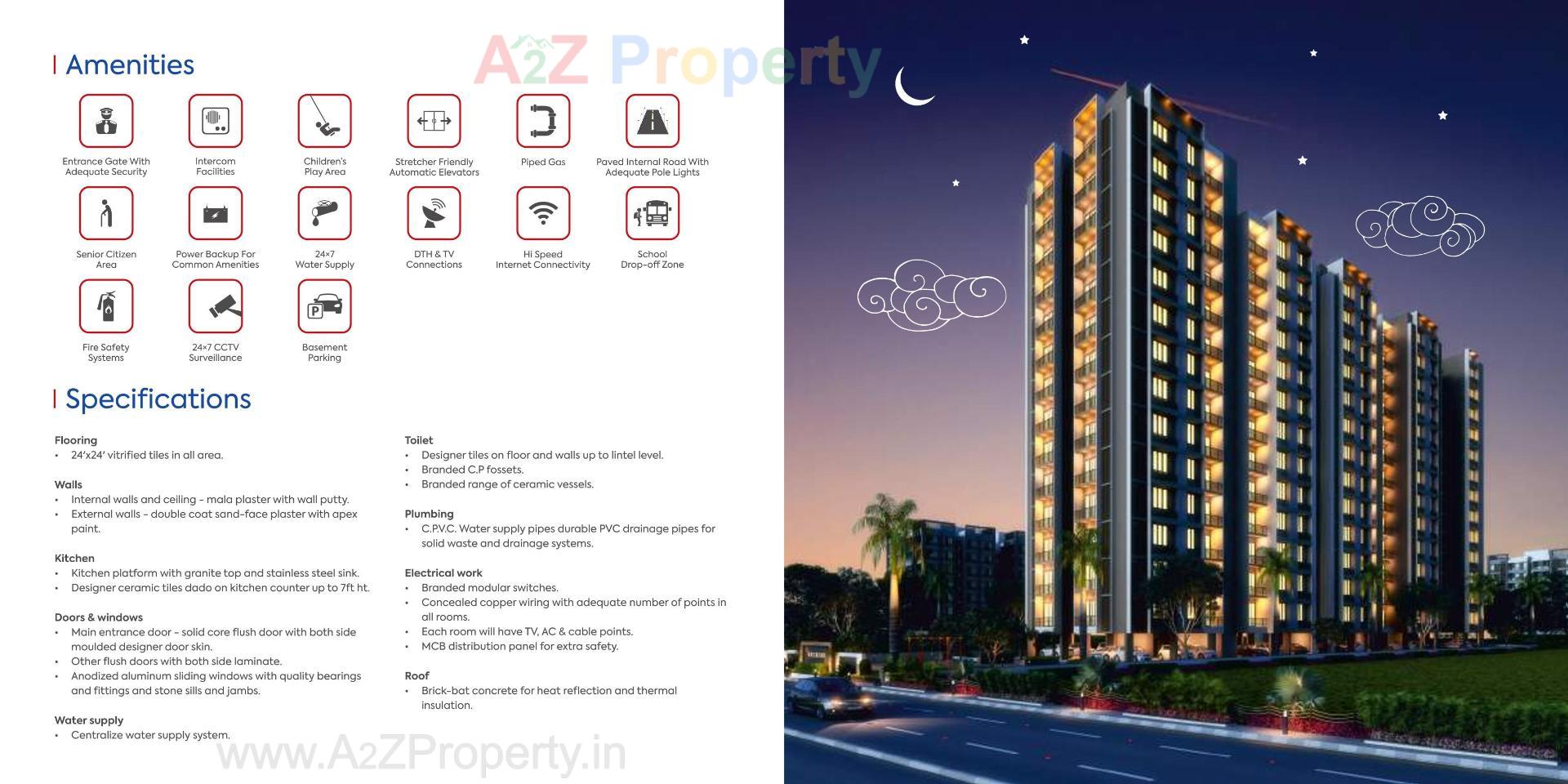 3D Elevation of real estate project Nexrise Joy located at Ahmedabad, Ahmedabad, Gujarat