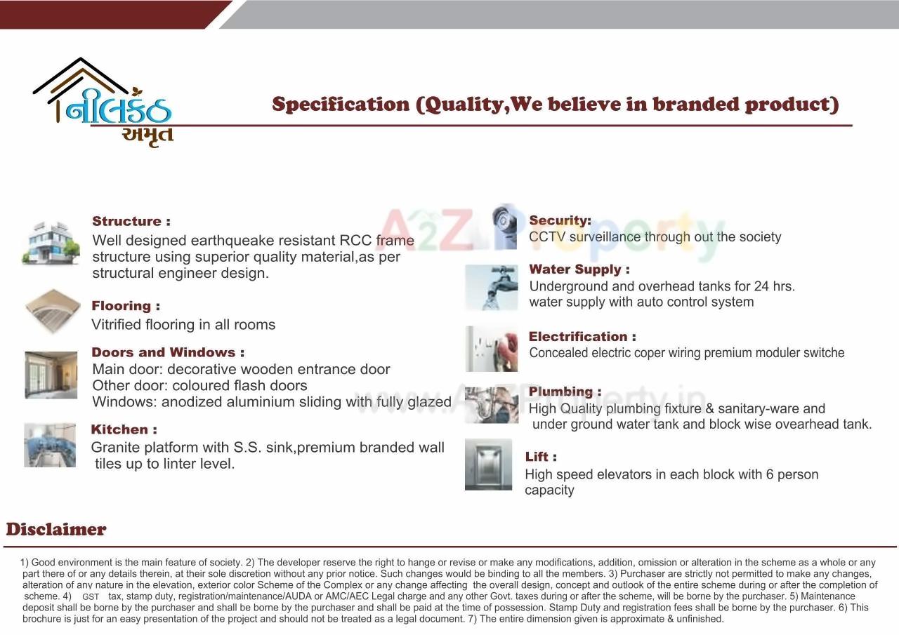  of real estate project Nilkanth Amrut located at Vastral, Ahmedabad, Gujarat