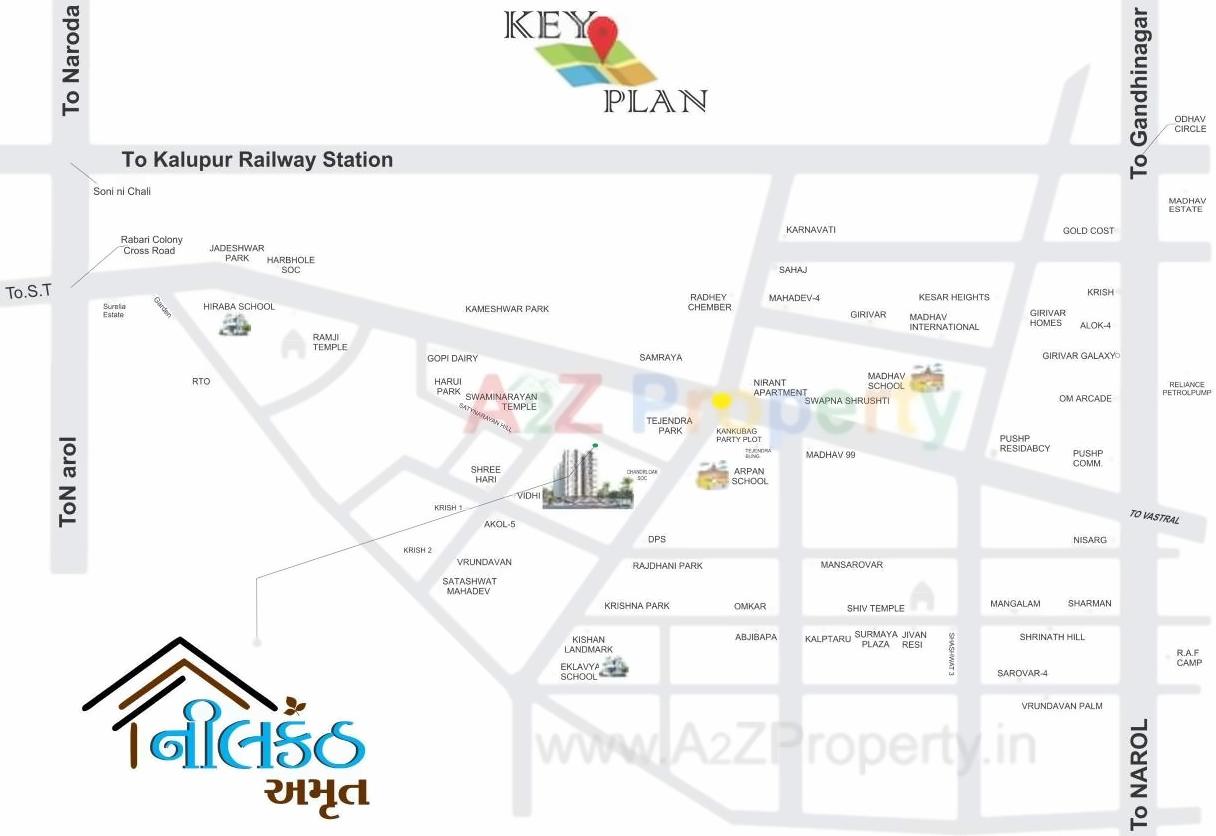  of real estate project Nilkanth Amrut located at Vastral, Ahmedabad, Gujarat