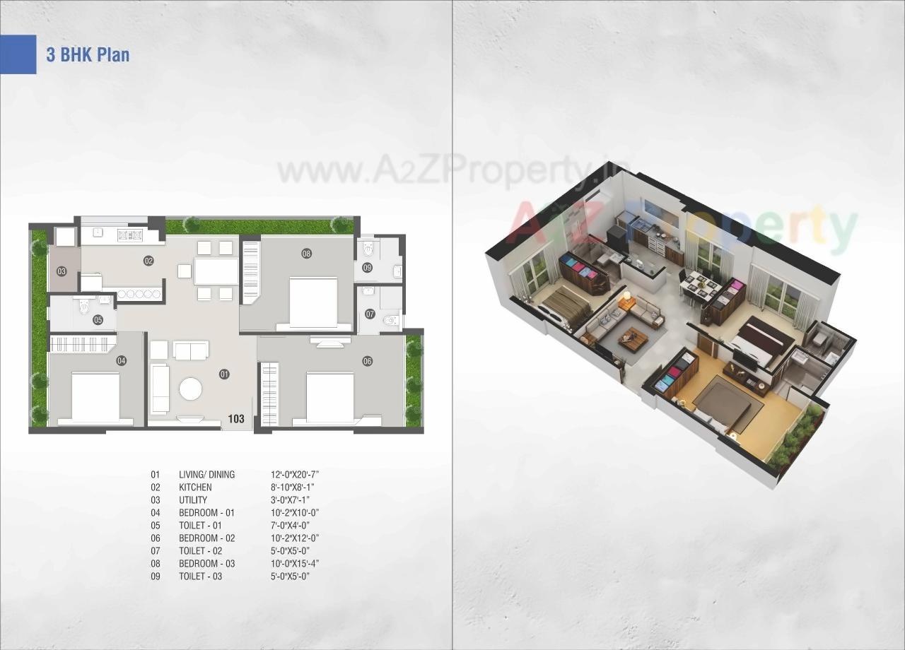 Layout of real estate project Nilkanth Heights located at Ghuma, Ahmedabad, Gujarat