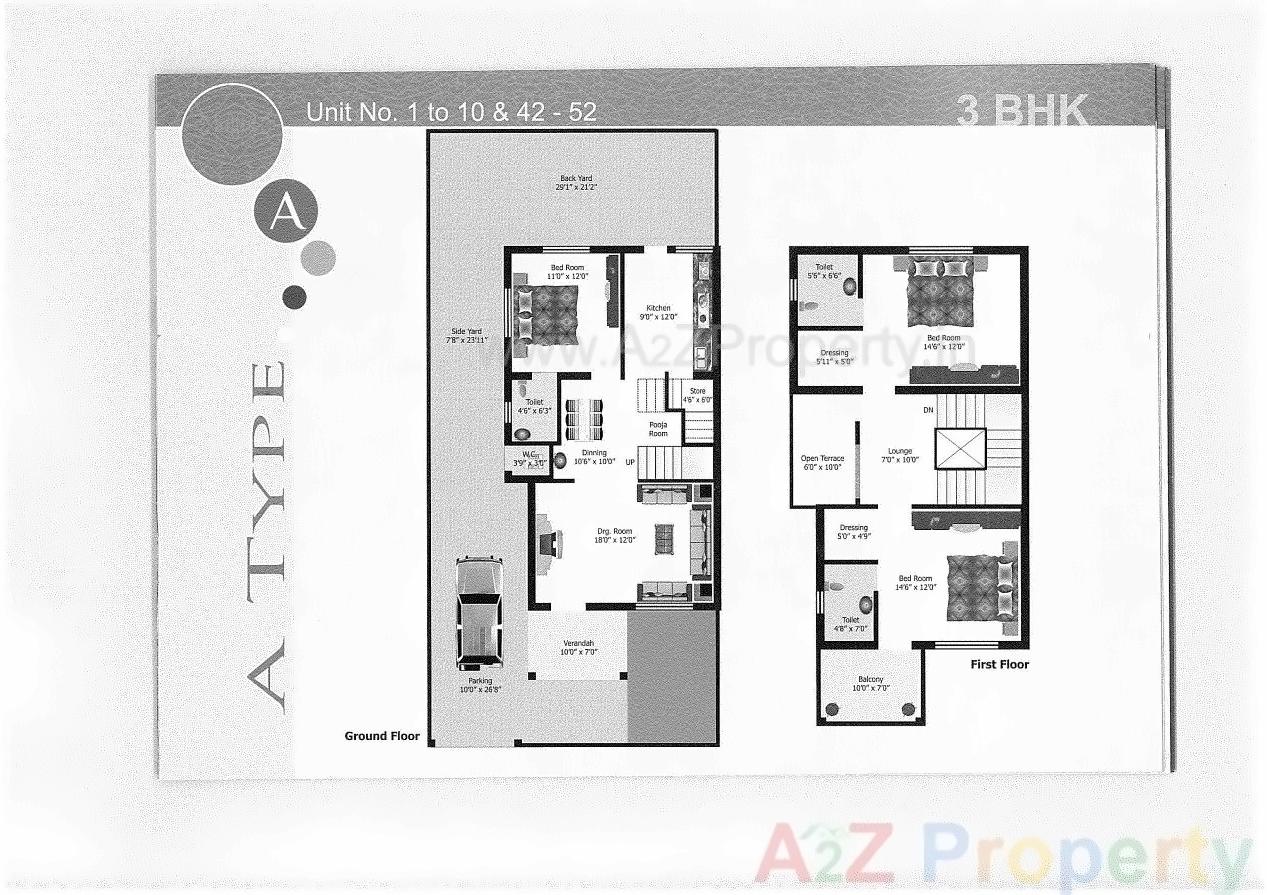 Layout of real estate project Nilkanth Kutir located at Vatva, Ahmedabad, Gujarat