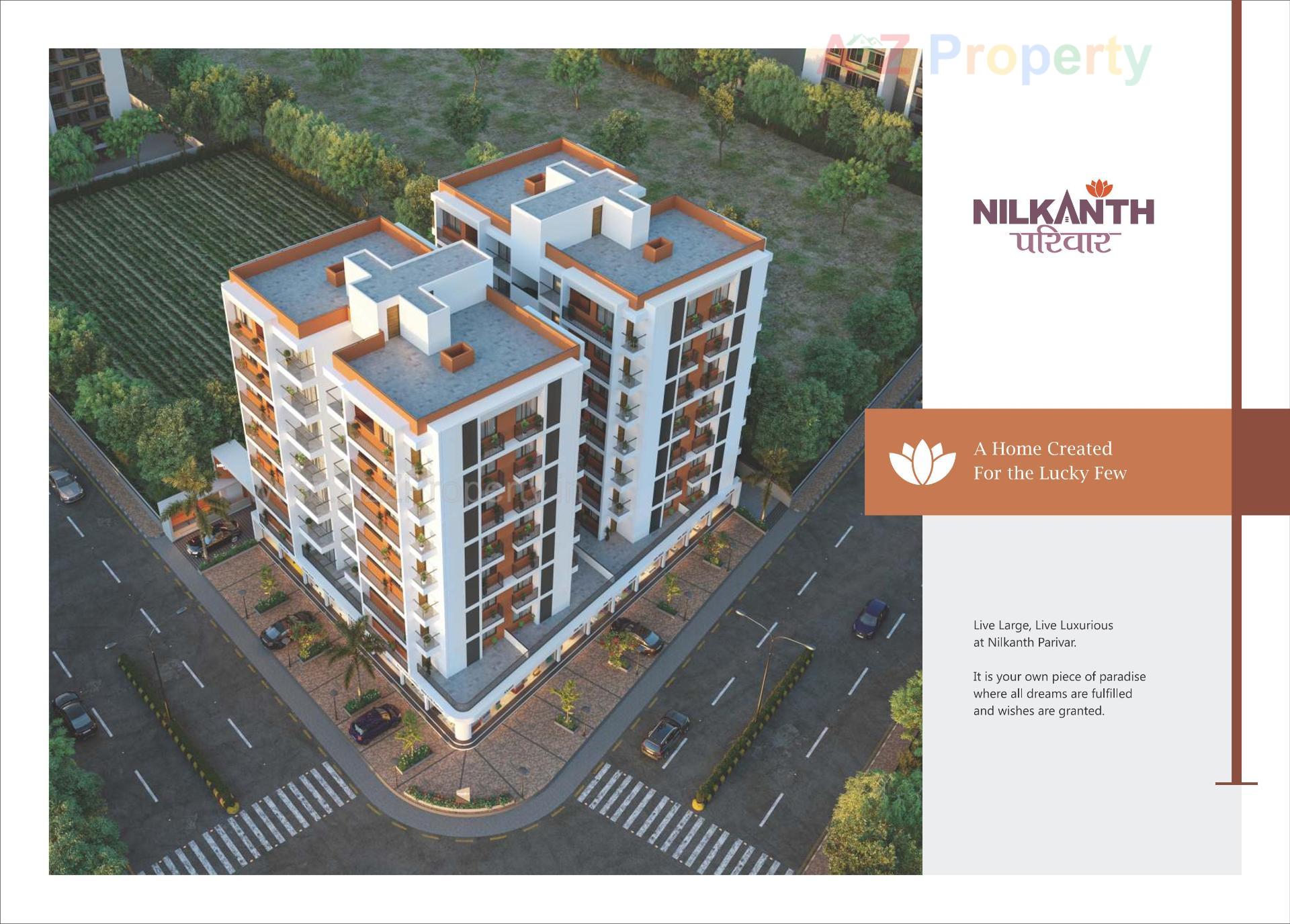 3D Elevation of real estate project Nilkanth Parivar located at Vastral, Ahmedabad, Gujarat