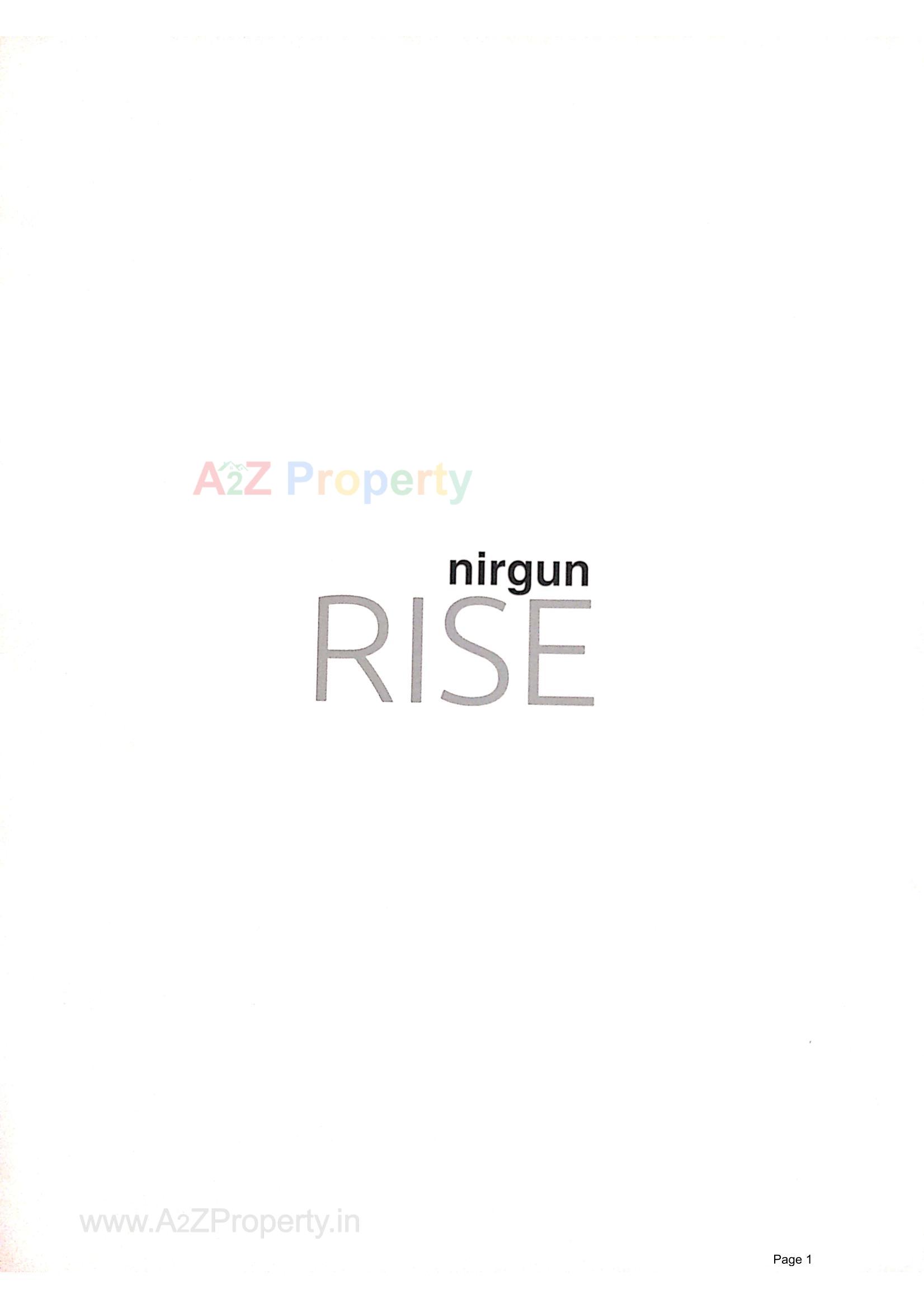  of real estate project Nirgun Rise located at Bopal, Ahmedabad, Gujarat