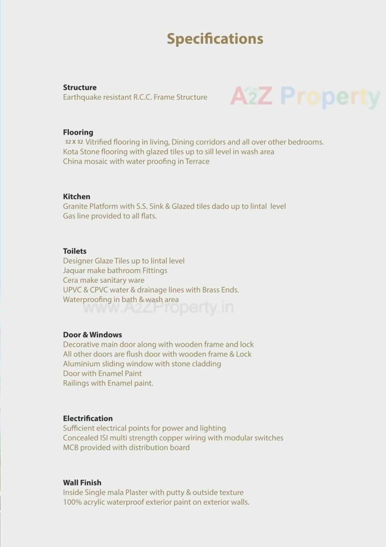 Project Specifications