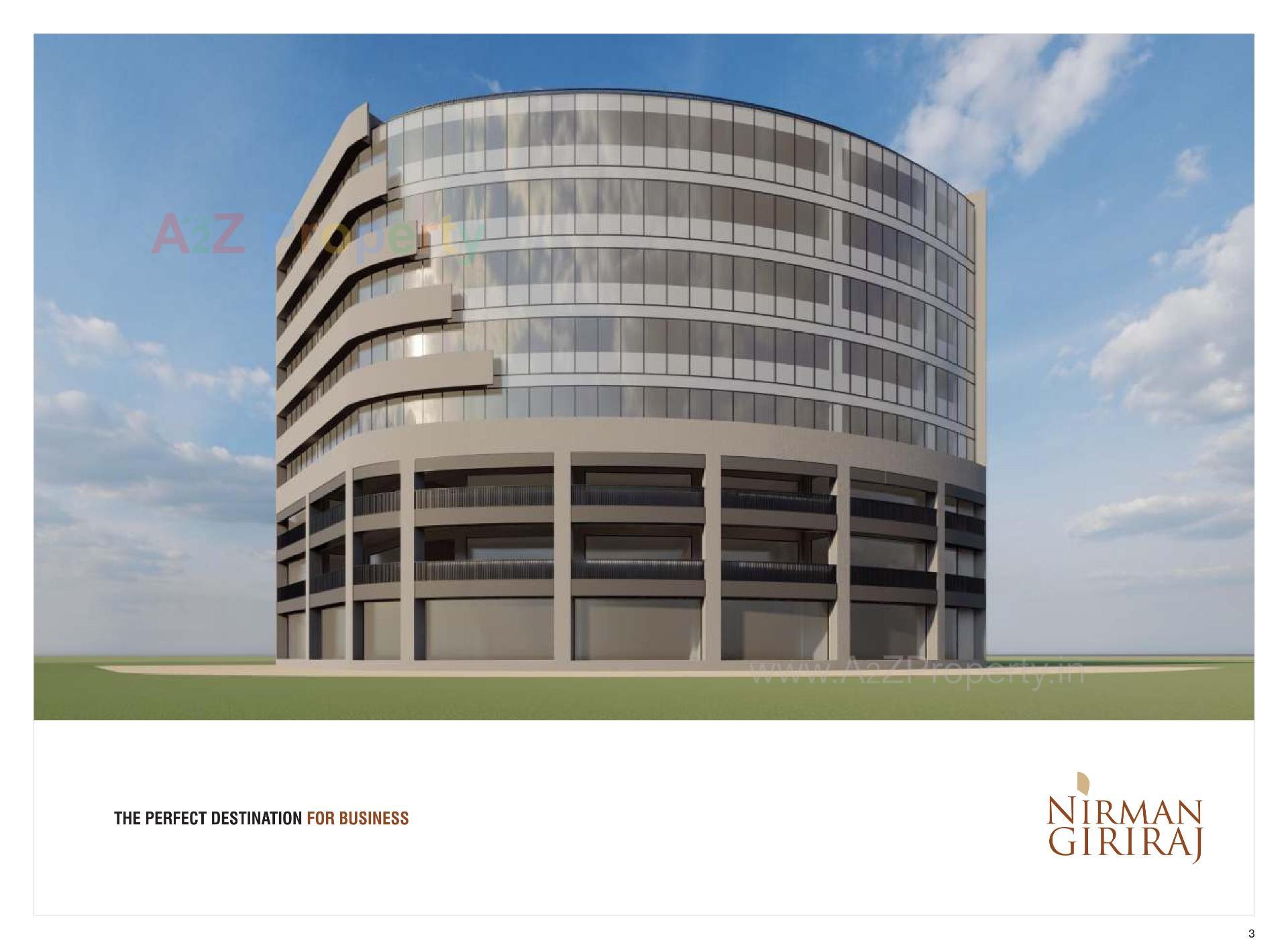 3D Elevation of real estate project Nirman Giriraj located at Ahmedabad, Ahmedabad, Gujarat
