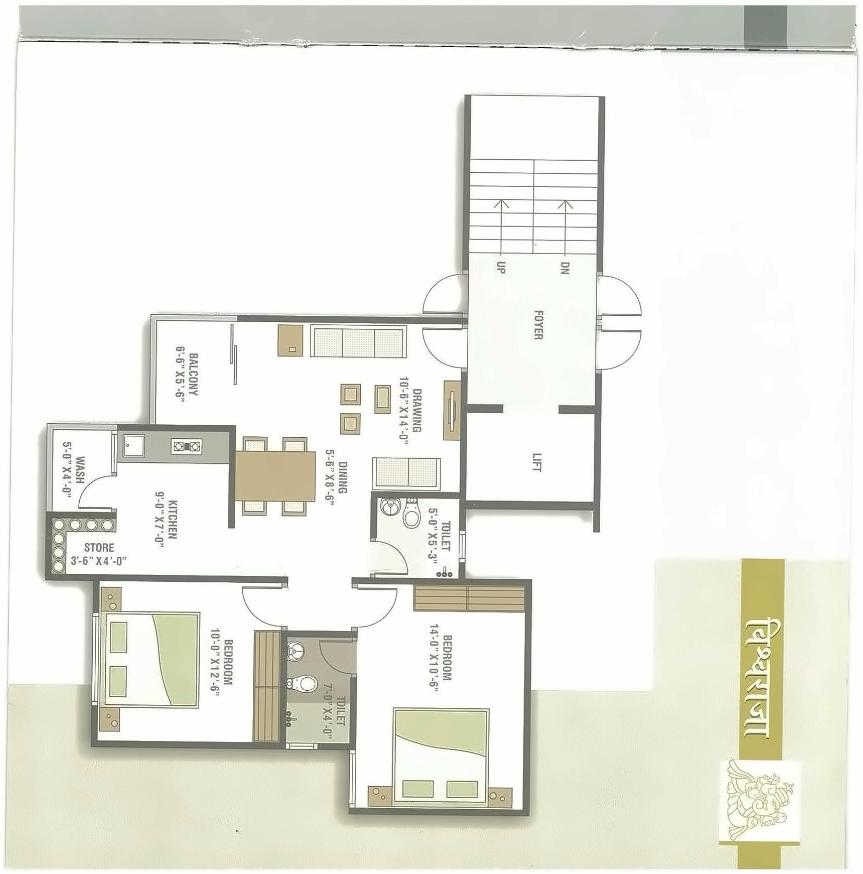 Layout of real estate project Nirman Life Style located at Chenpur, Ahmedabad, Gujarat