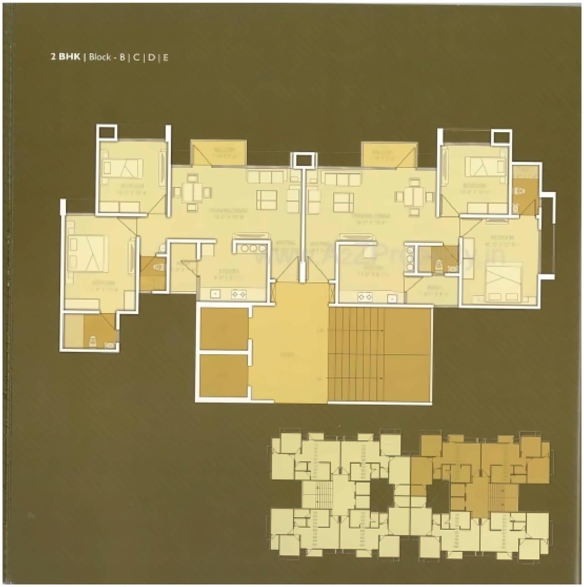 Layout of real estate project Nirman Rejoice located at Jagatpur, Ahmedabad, Gujarat