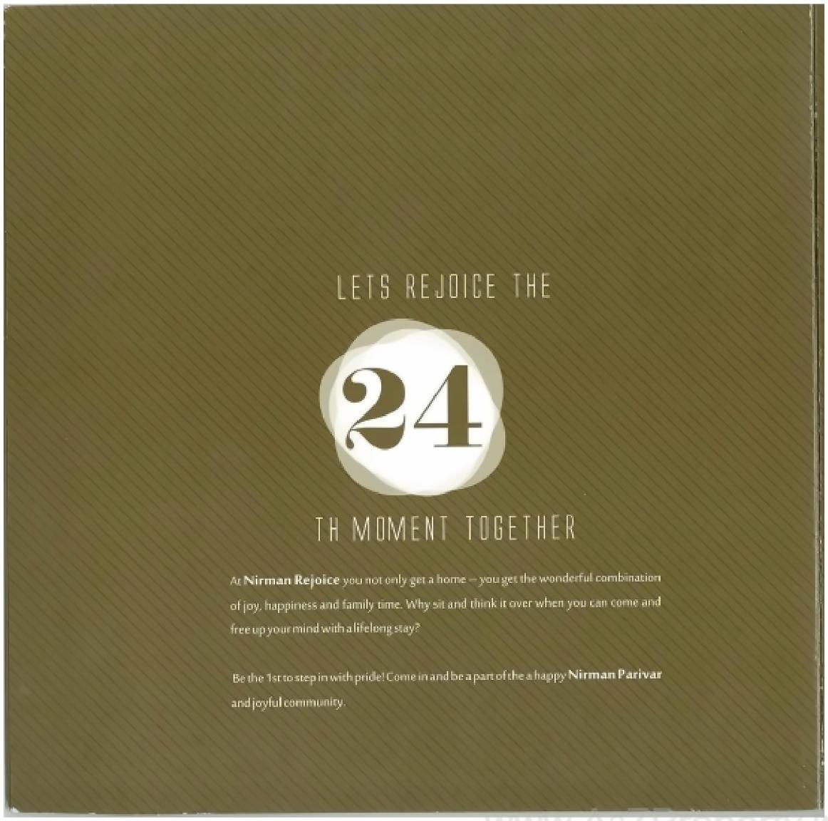  of real estate project Nirman Rejoice located at Jagatpur, Ahmedabad, Gujarat