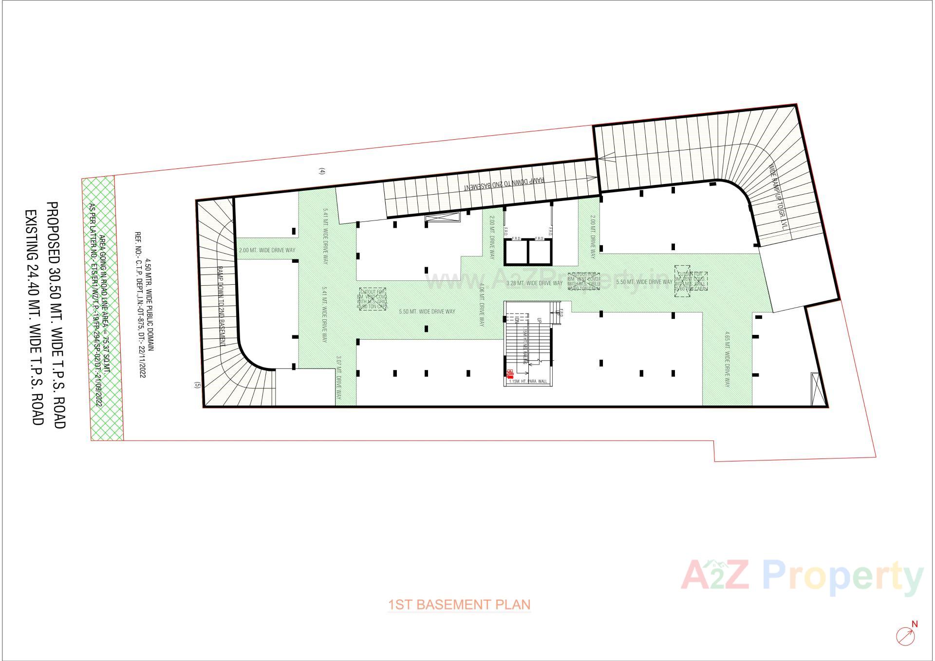 Layout of real estate project Nirvana Arise located at Memnagar, Ahmedabad, Gujarat