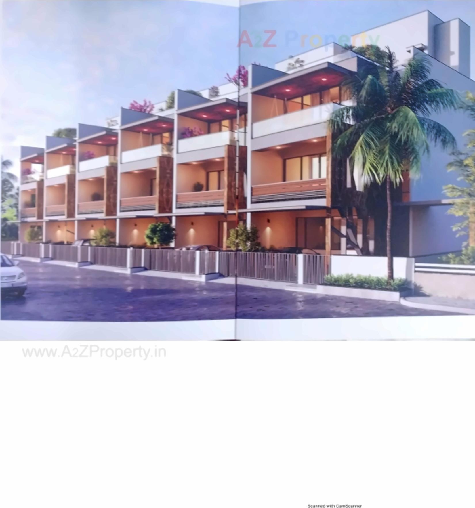 3D Elevation of real estate project Nisarg Villa located at Ahmedabad, Ahmedabad, Gujarat