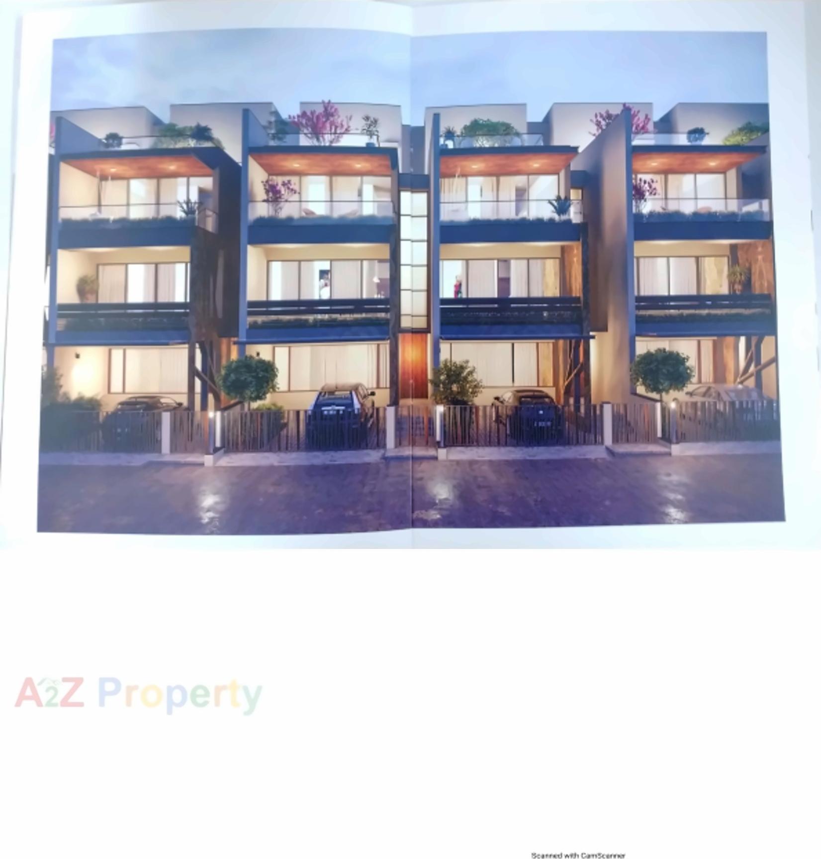 3D Elevation of real estate project Nisarg Villa located at Ahmedabad, Ahmedabad, Gujarat