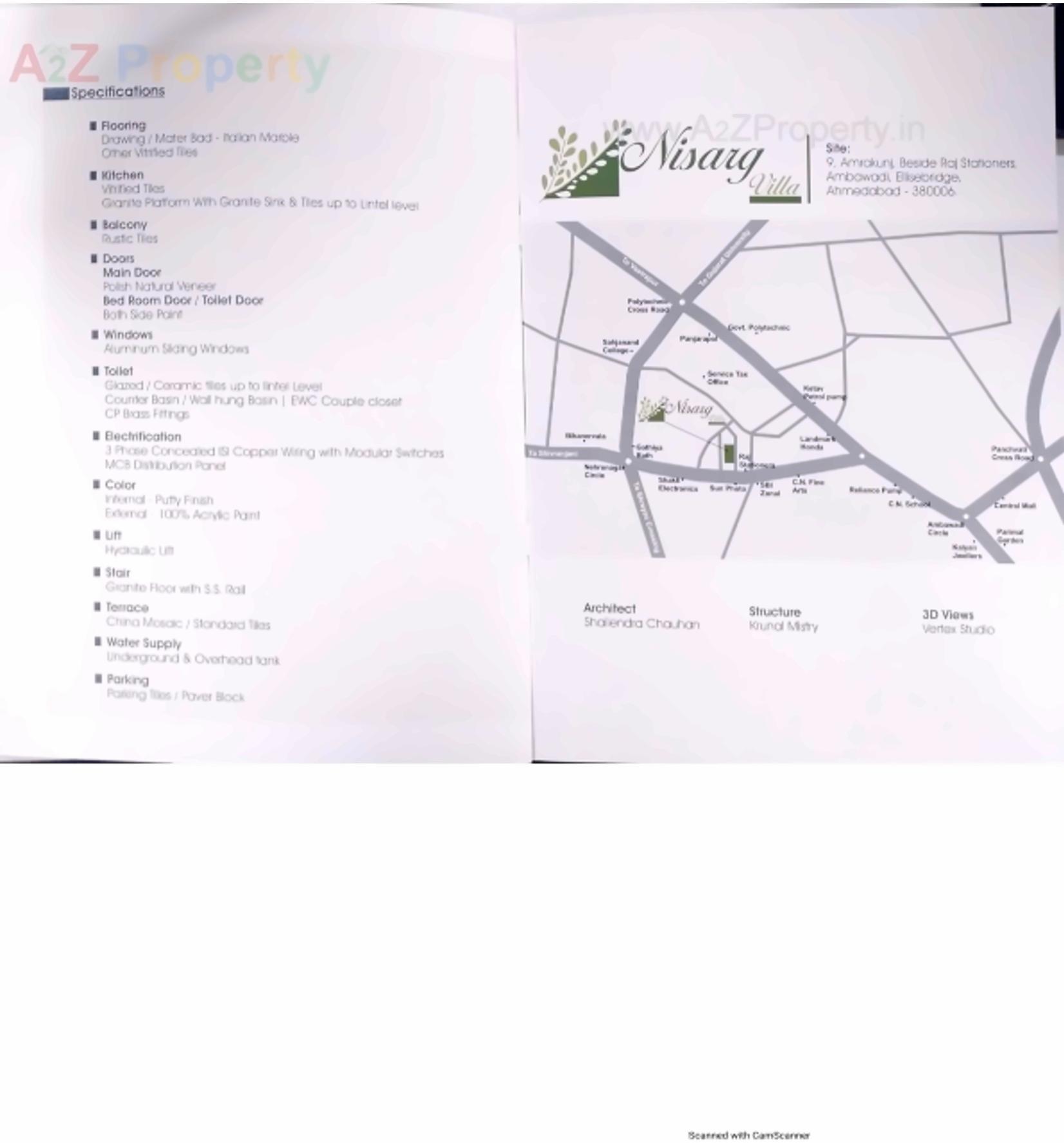  of real estate project Nisarg Villa located at Ahmedabad, Ahmedabad, Gujarat