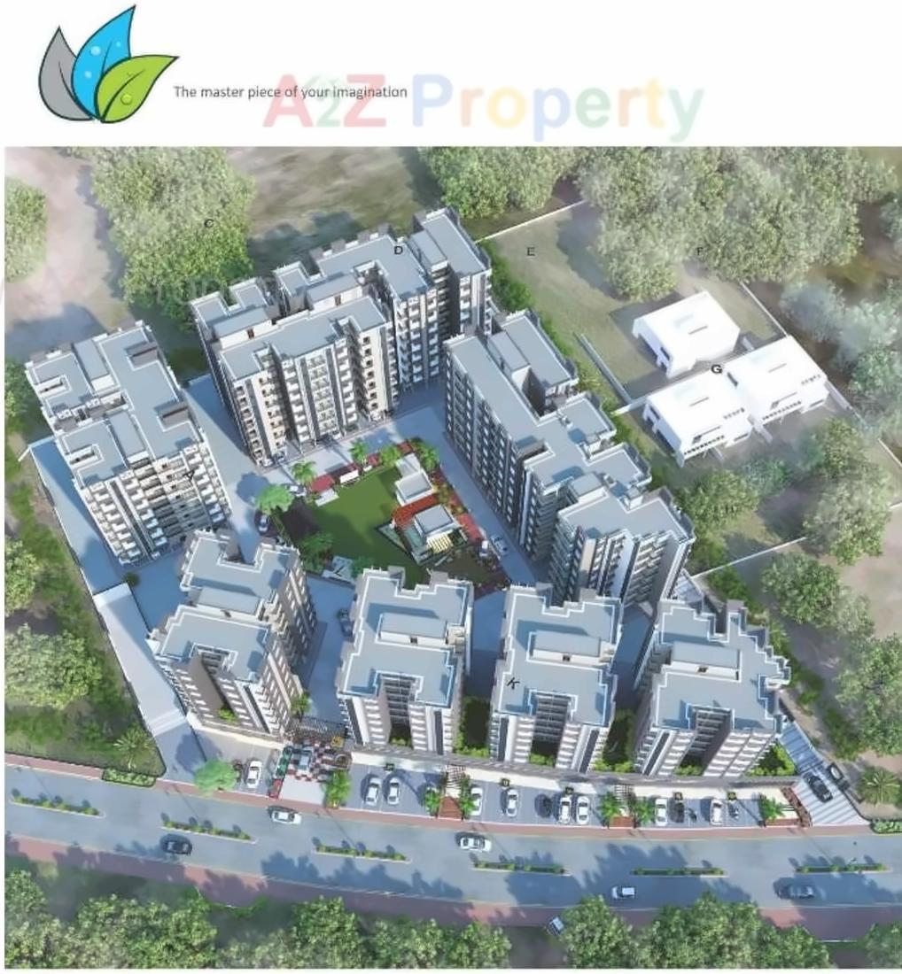 Layout of real estate project Nishan Pride located at Ranip, Ahmedabad, Gujarat
