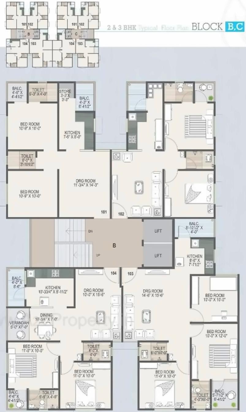Layout of real estate project Nishan Pride located at Ranip, Ahmedabad, Gujarat