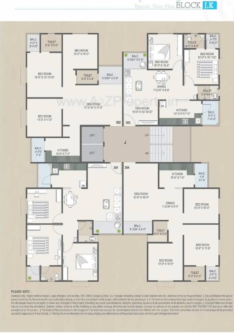 Layout of real estate project Nishan Pride located at Ranip, Ahmedabad, Gujarat