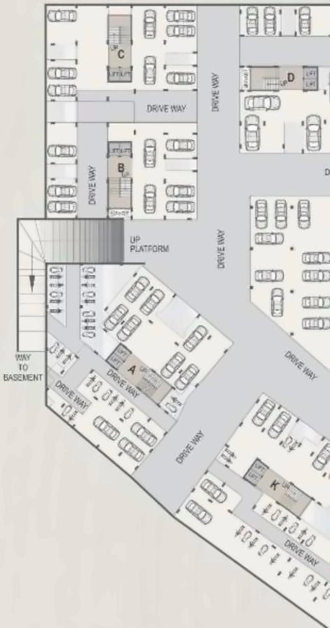 Layout of real estate project Nishan Pride located at Ranip, Ahmedabad, Gujarat