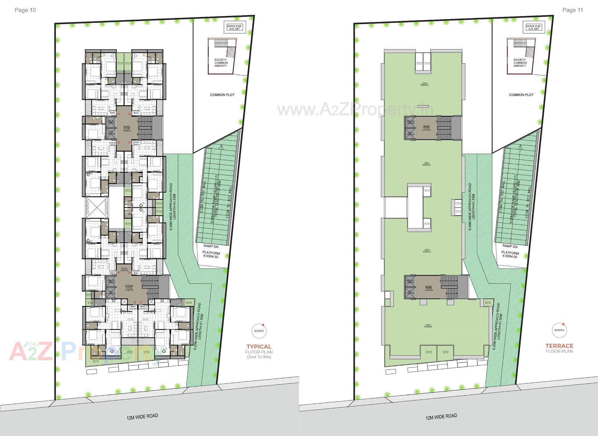 Layout of real estate project Nishan Satva located at Ranip, Ahmedabad, Gujarat