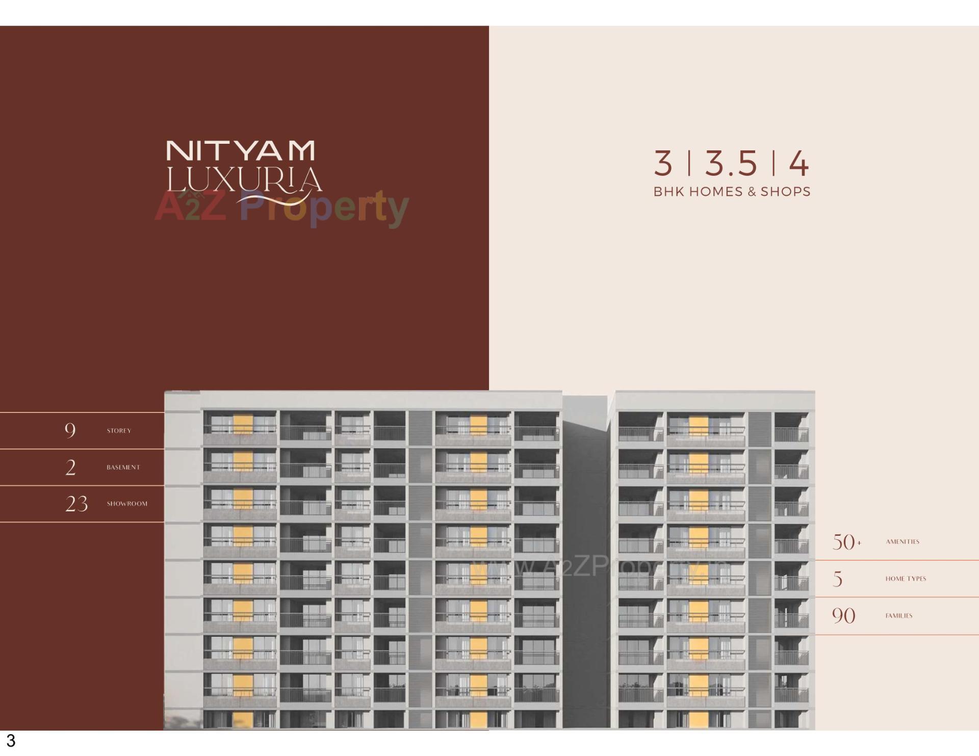  of real estate project Nityam Luxuria located at Ghatlodia, Ahmedabad, Gujarat