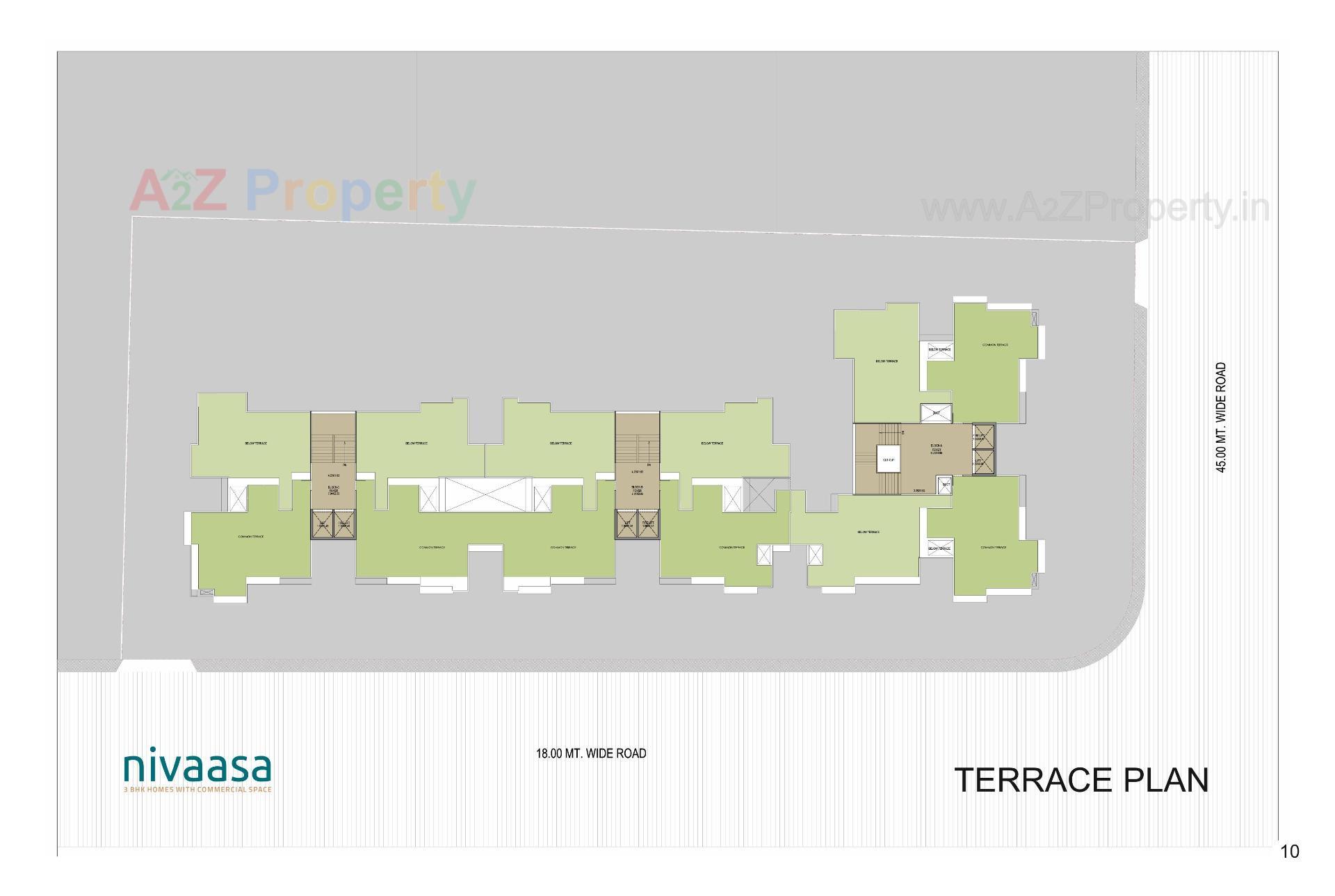 Layout of real estate project Nivaasa located at Shela, Ahmedabad, Gujarat