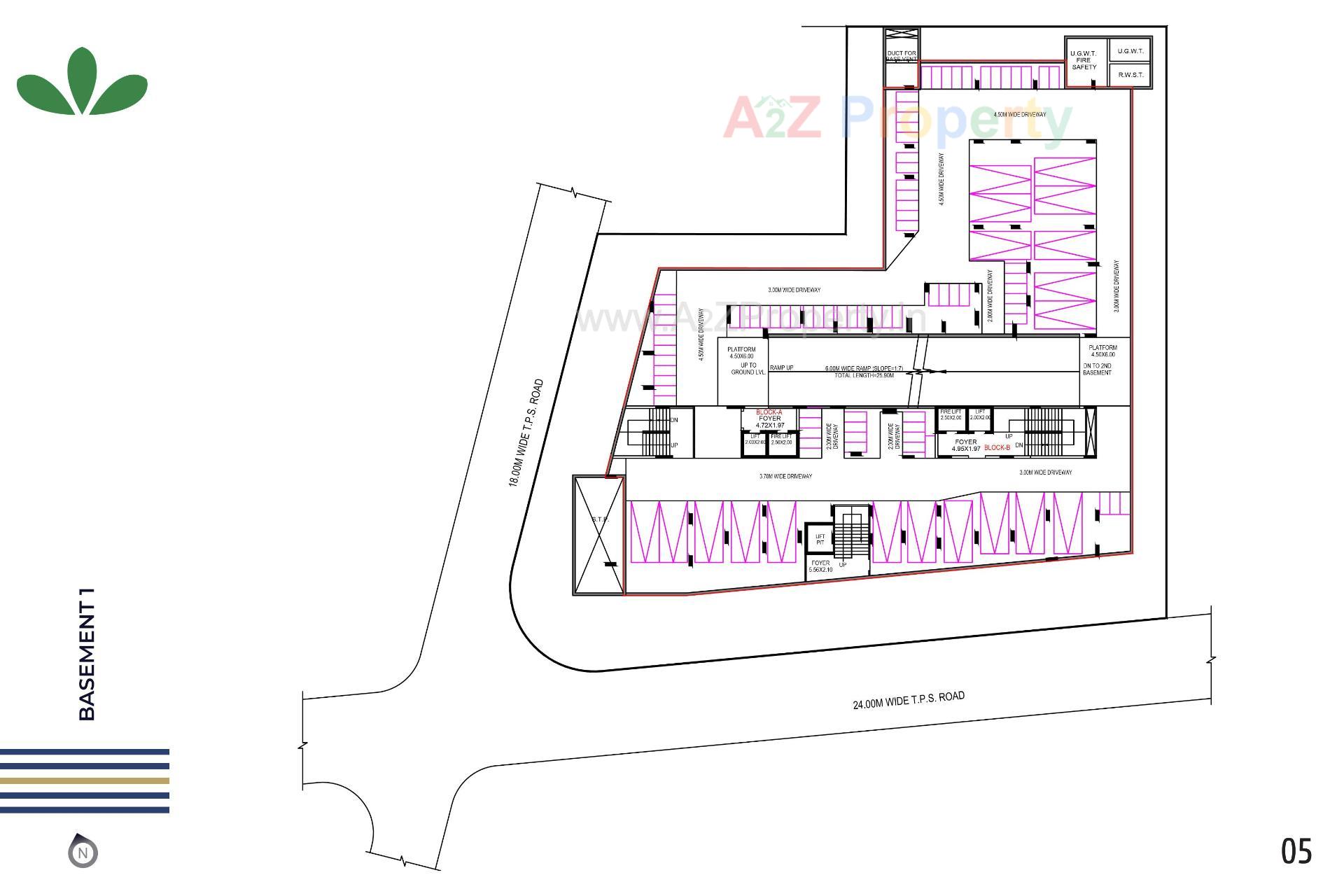 Layout of real estate project Nivasa located at Chandkheda, Ahmedabad, Gujarat