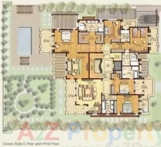 Layout of real estate project North Park () located at Jaspur, Ahmedabad, Gujarat