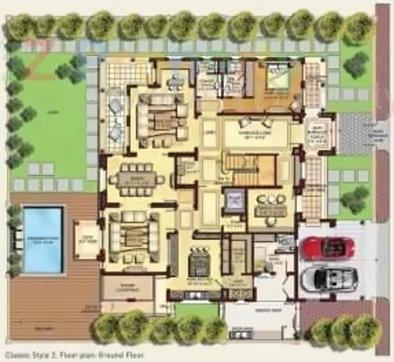 Layout of real estate project North Park () located at Jaspur, Ahmedabad, Gujarat