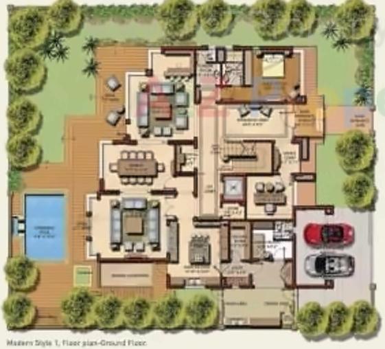 Layout of real estate project North Park () located at Jaspur, Ahmedabad, Gujarat