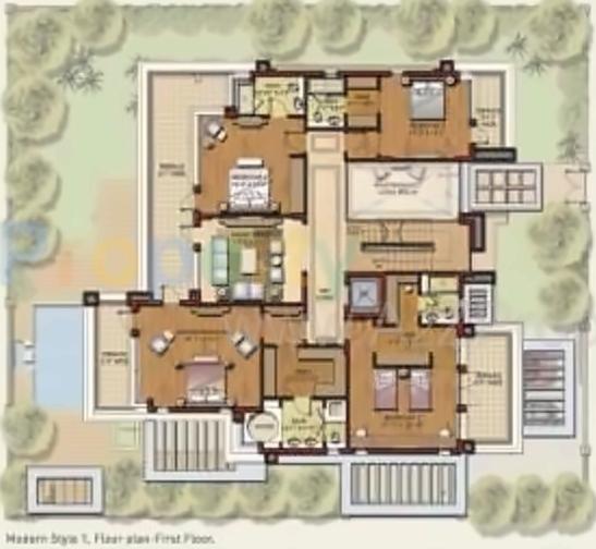 Layout of real estate project North Park () located at Jaspur, Ahmedabad, Gujarat