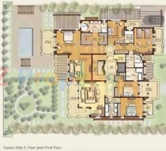 Layout of real estate project North Park () located at Khoraj, Ahmedabad, Gujarat