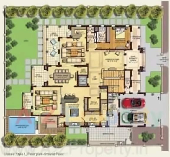 Layout of real estate project North Park () located at Khoraj, Ahmedabad, Gujarat