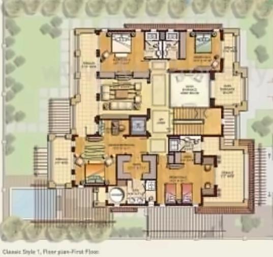 Layout of real estate project North Park () located at Khoraj, Ahmedabad, Gujarat