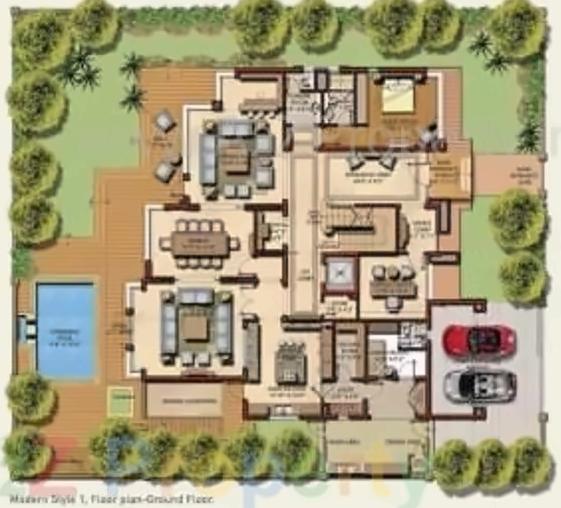 Layout of real estate project North Park () located at Khoraj, Ahmedabad, Gujarat