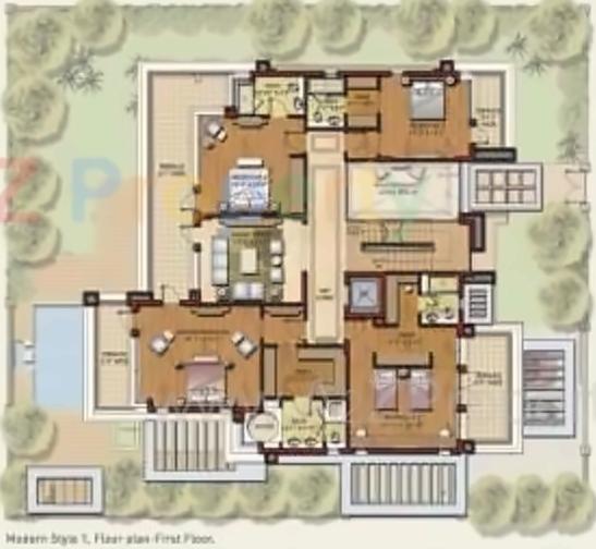 Layout of real estate project North Park () located at Khoraj, Ahmedabad, Gujarat