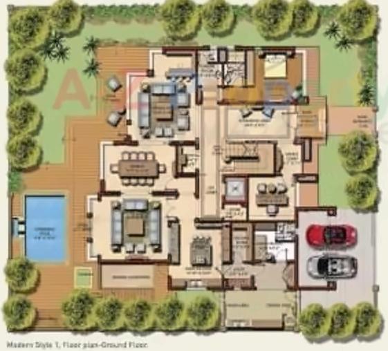 Layout of real estate project North Park () located at Khoraj, Ahmedabad, Gujarat