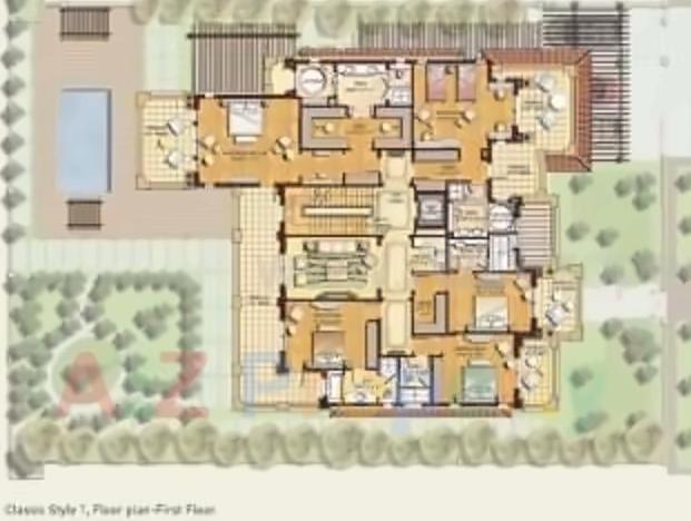 Layout of real estate project North Park () located at Khoraj, Ahmedabad, Gujarat