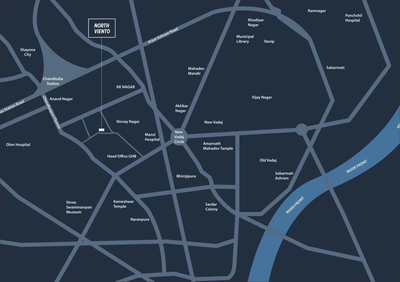  of real estate project North Viento located at Chandkheda, Ahmedabad, Gujarat