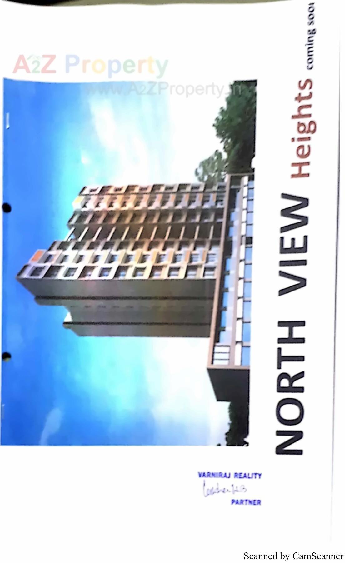 3D Elevation of real estate project North View Heights located at Ghuma, Ahmedabad, Gujarat