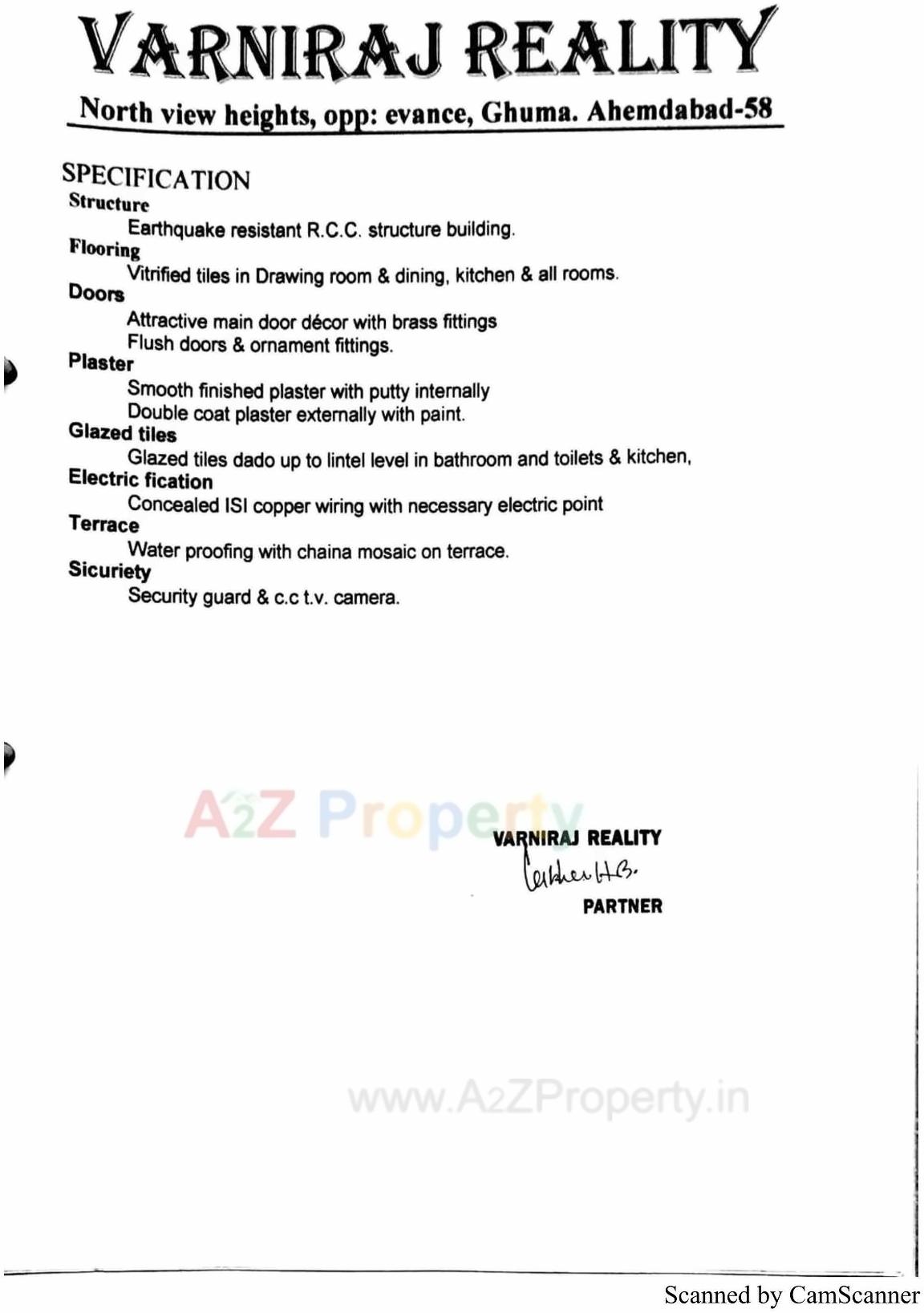  of real estate project North View Heights located at Ghuma, Ahmedabad, Gujarat