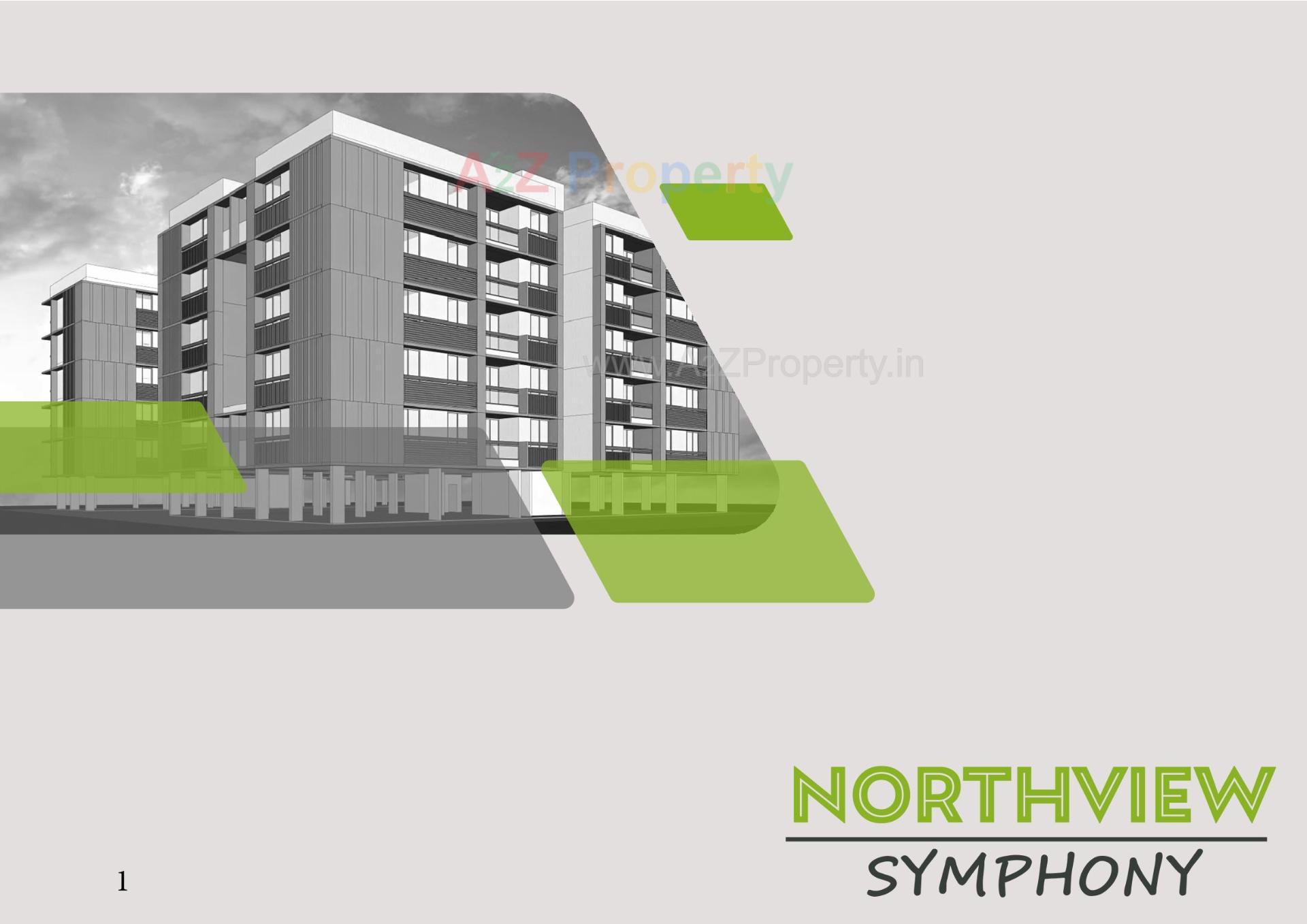 Layout of real estate project North View Symphony located at Bopal, Ahmedabad, Gujarat