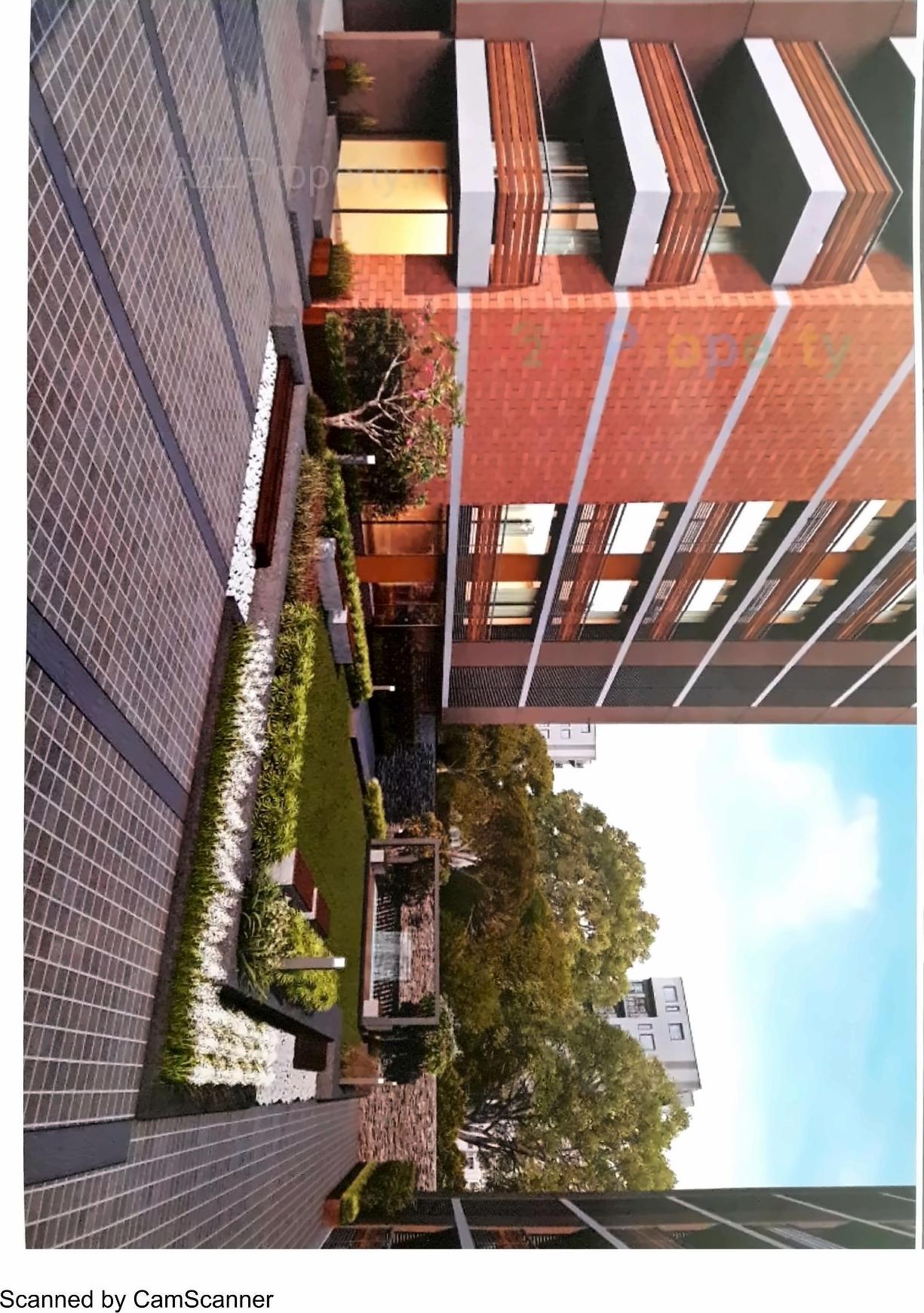 3D Elevation of real estate project Northview Co Op  Housing Society Ltd located at Kocharab, Ahmedabad, Gujarat