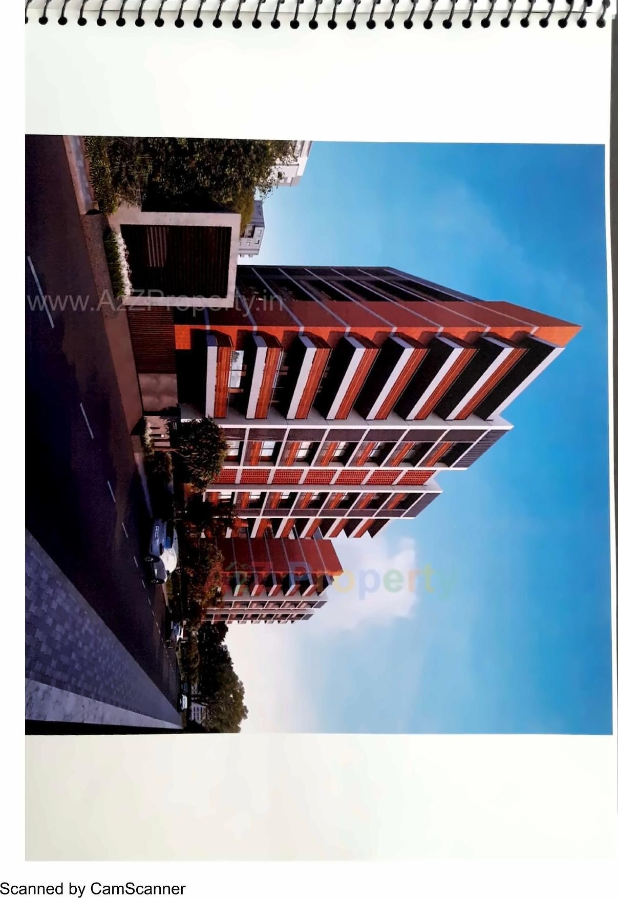 3D Elevation of real estate project Northview Co Op  Housing Society Ltd located at Kocharab, Ahmedabad, Gujarat