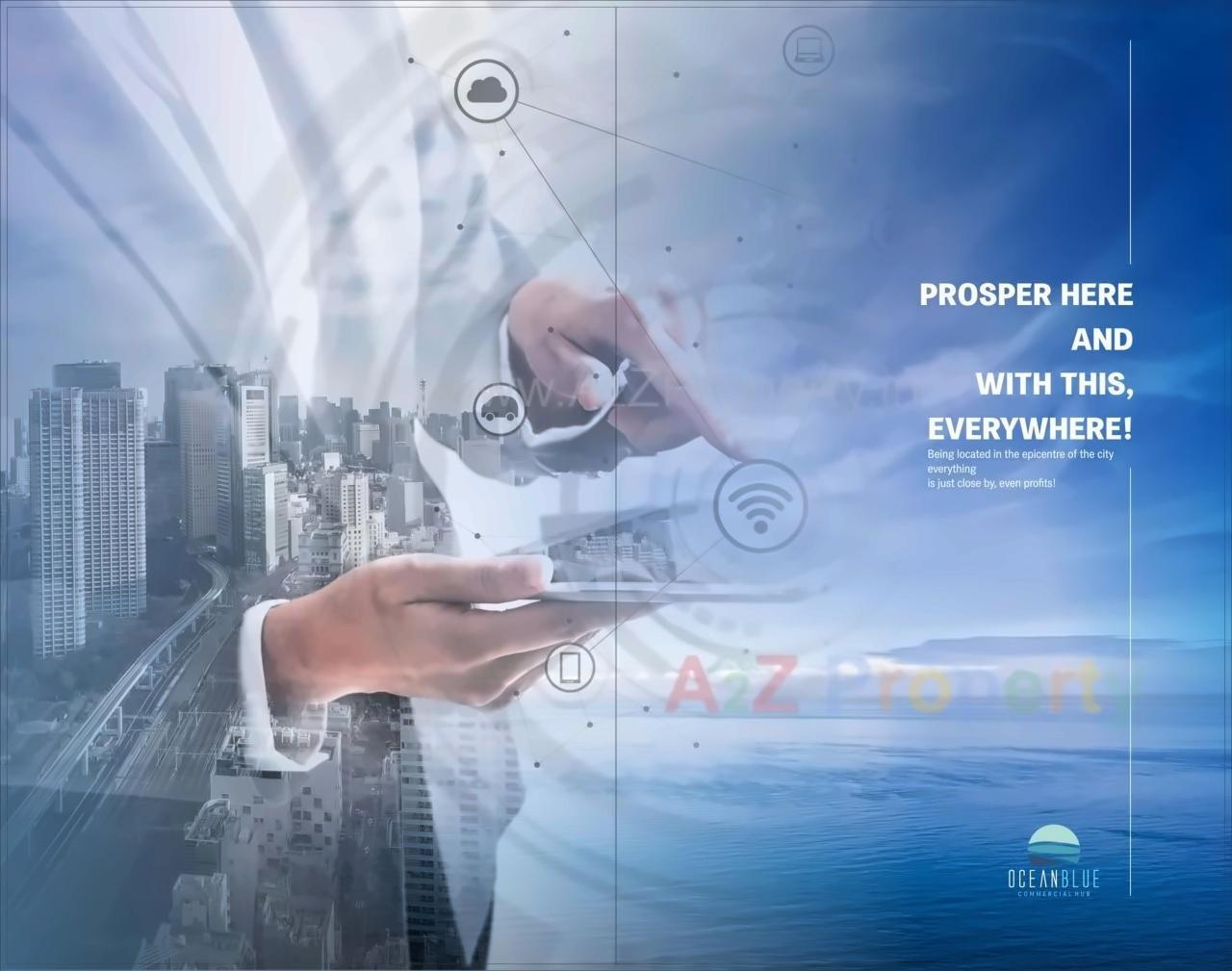  of real estate project Ocean Blue located at Chadavad, Ahmedabad, Gujarat