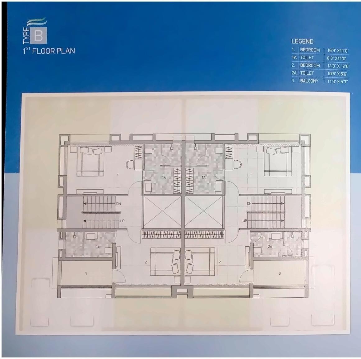 Layout of real estate project Ocean Villas located at Sarkhej, Ahmedabad, Gujarat