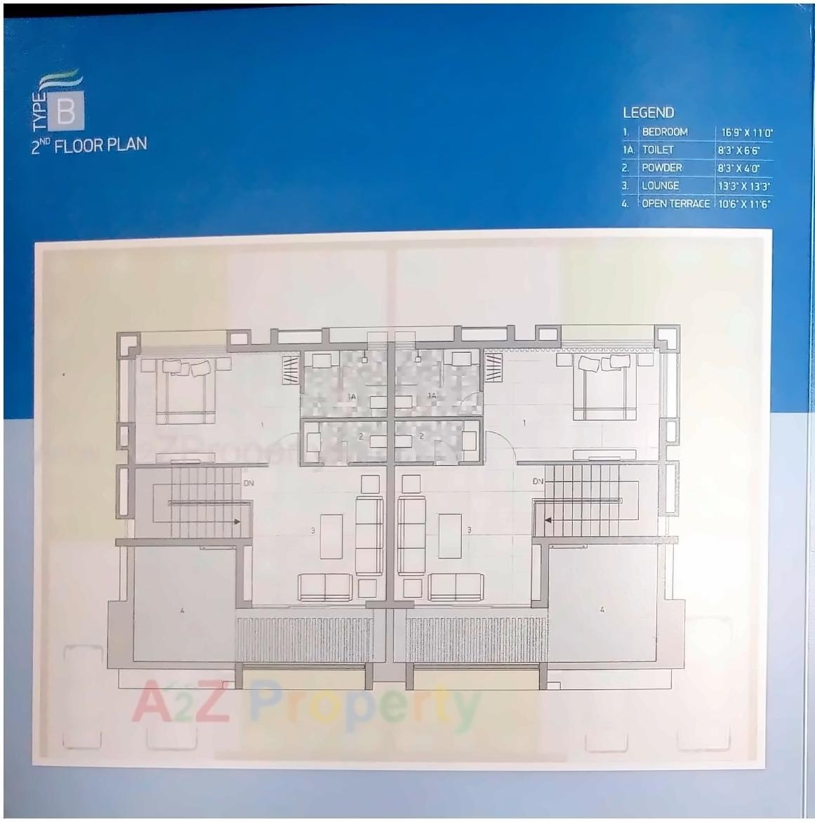 Layout of real estate project Ocean Villas located at Sarkhej, Ahmedabad, Gujarat