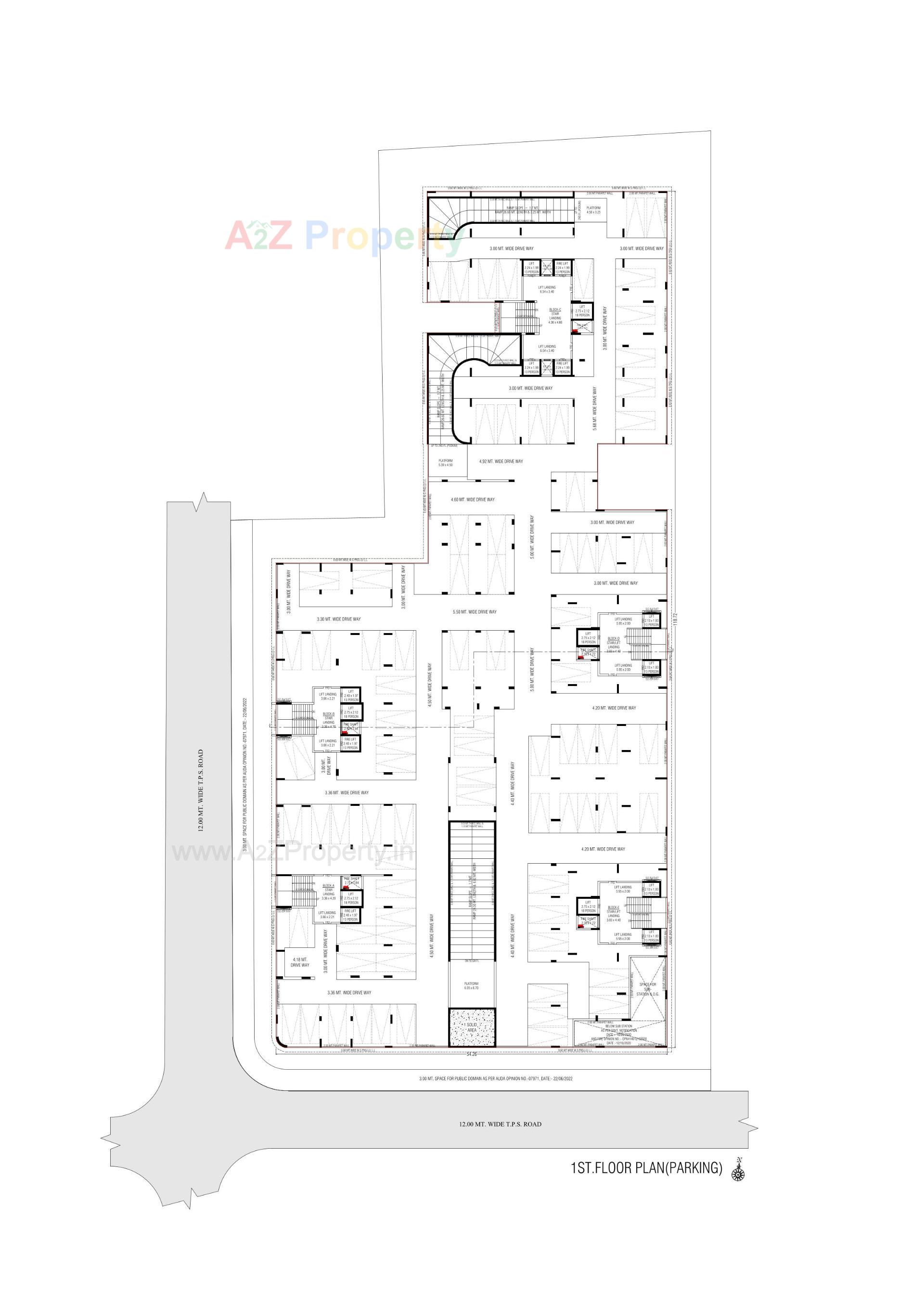 Layout of real estate project Oeuvre located at Ambali, Ahmedabad, Gujarat