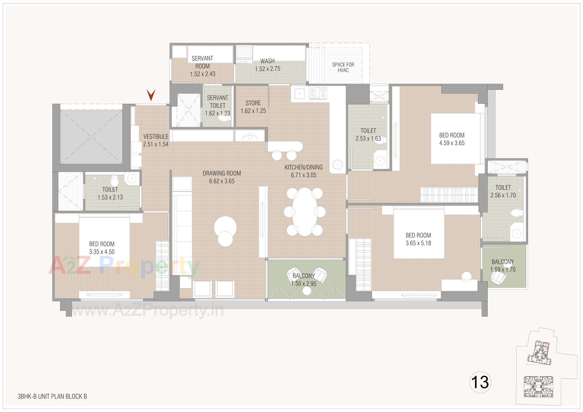 Layout of real estate project Oeuvre Iconic located at Bodakdev, Ahmedabad, Gujarat